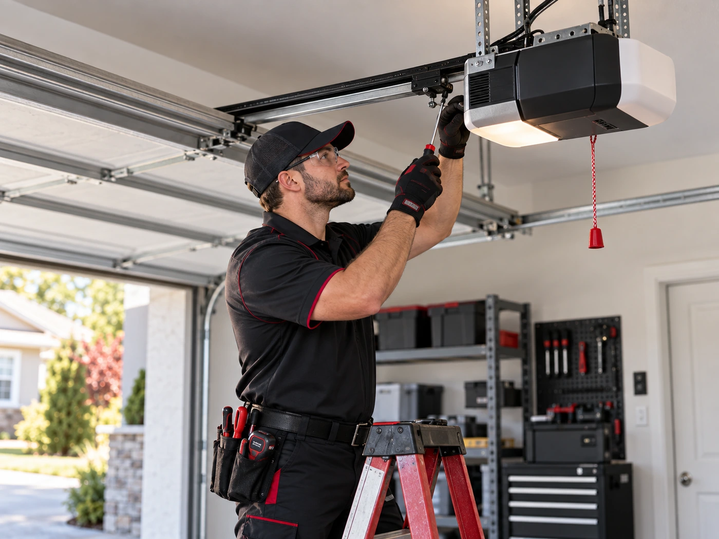 Garage door opener repair service